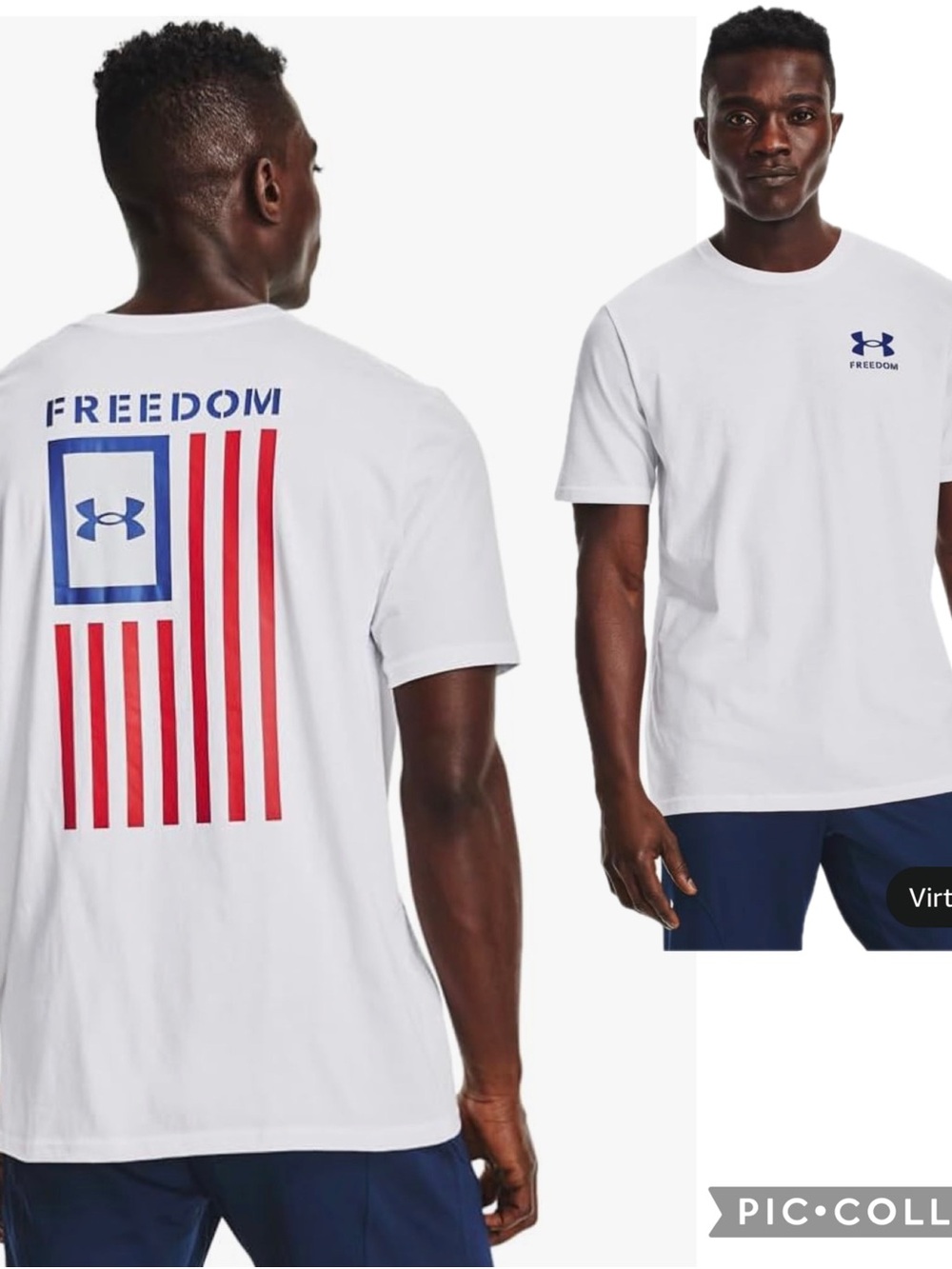 L mens UA Freedom Tshirt